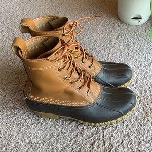 Ll bean duck boots size 10